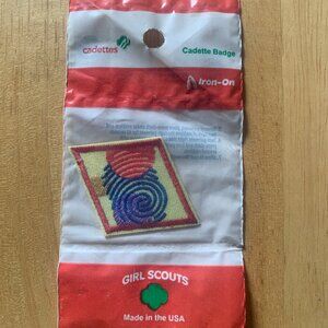 GIRL SCOUTS - NEW Cadette "SPECIAL AGENT" Badge, IRON ON, patch